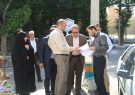 بازدید میدانی مهندس هاشمی شهردار ، دکتر سجاد خالوزاده رئیس و اعضای شورای اسلامی از سطح شهر و محلات مبارکه