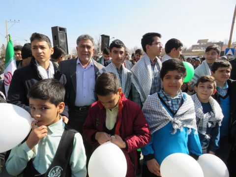 حضورمردم بصیر شهرستان مبارکه در سالگرد پیروزی انقلاب اسلامی