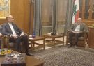 دیدار وزیرخارجه بارییس مجلس لبنان